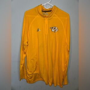 Adidas Men's Gold Long Sleeve Tee